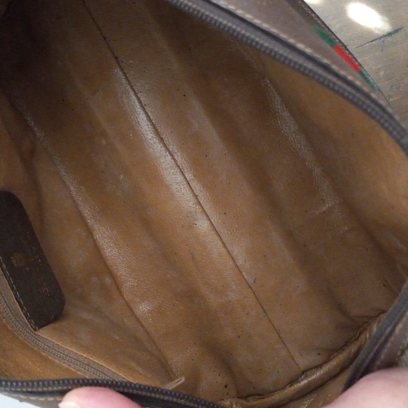 Authentic Vintage Gucci GG Monogram Supreme Sherry Web Ophidia Boston Doctor Bag - Picture 8 of 11